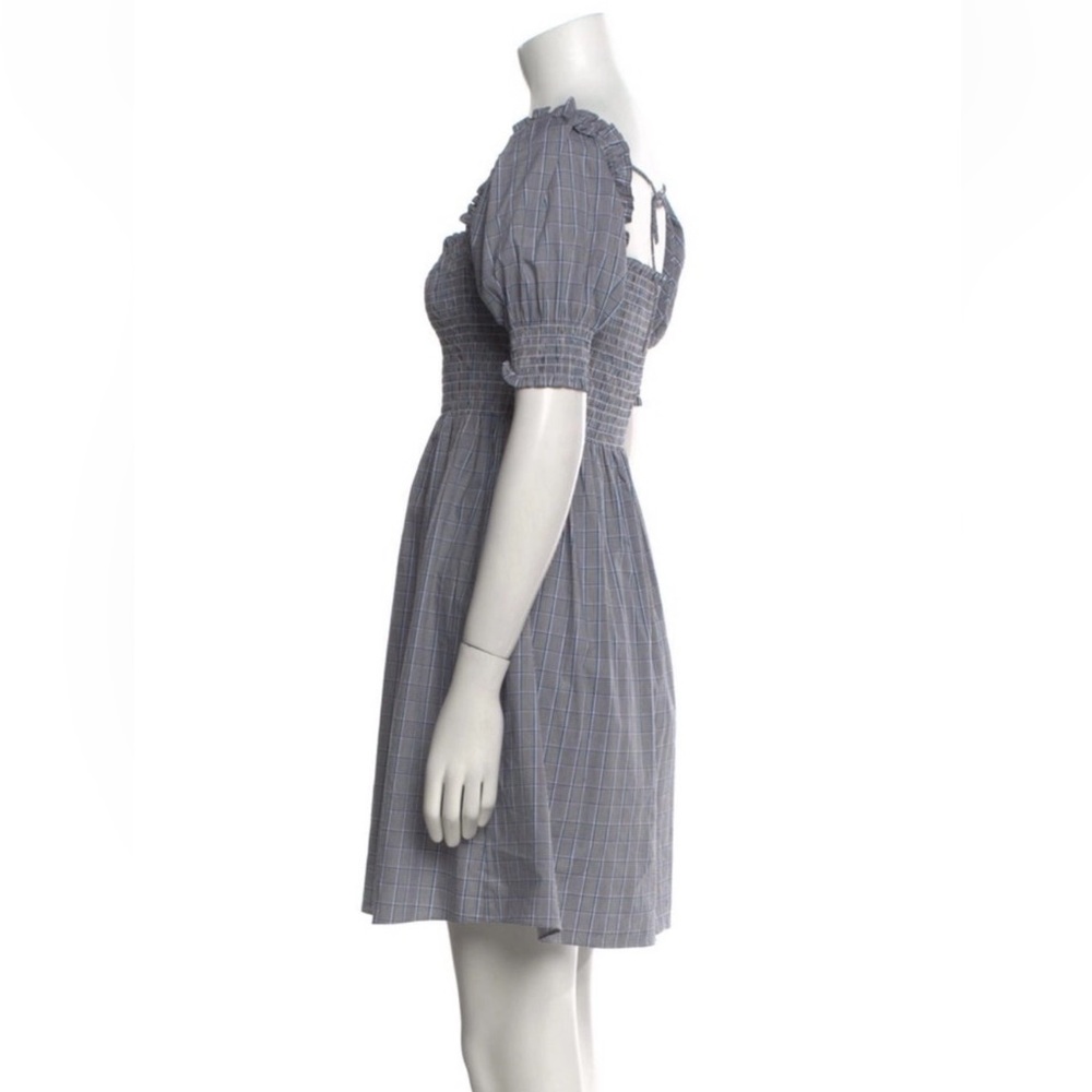 Hill House Gray Tartan Mini Dress - Picture 3 of 10
